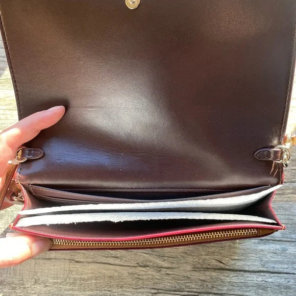 Coach Brown Leather Saddle Bag - Picture 7 of 7